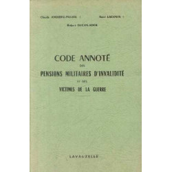 Code annoté des pensions militaires d'invalidité et des victimes...