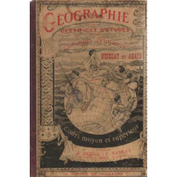 Géographie du certificat d'études et des concours primaires. La...