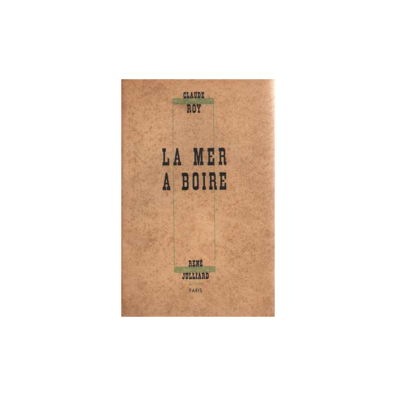 La mer à boire
