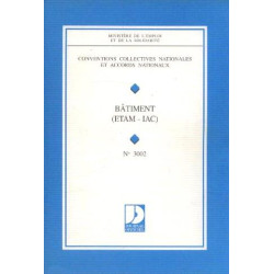 Conventions collectives nationales et accords nationaux Bâtiment...