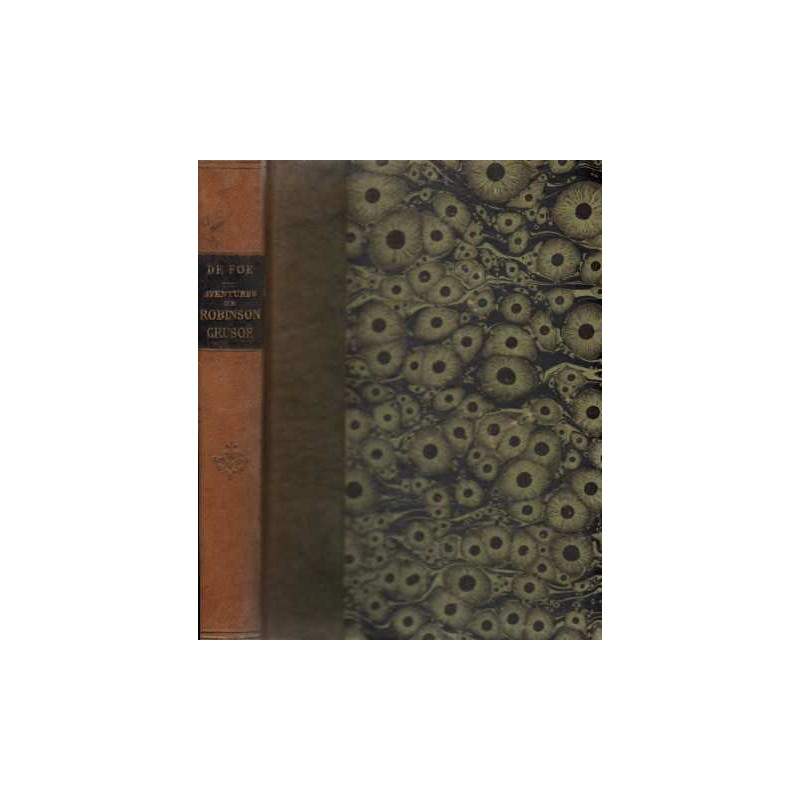 Vie et aventures de robinson crusoe ilustrees d'un portrait de...