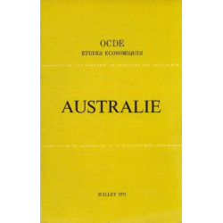 Australie études économiques de l'OCDE 1975