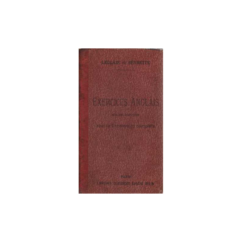 Grammaire de la langue anglaise
