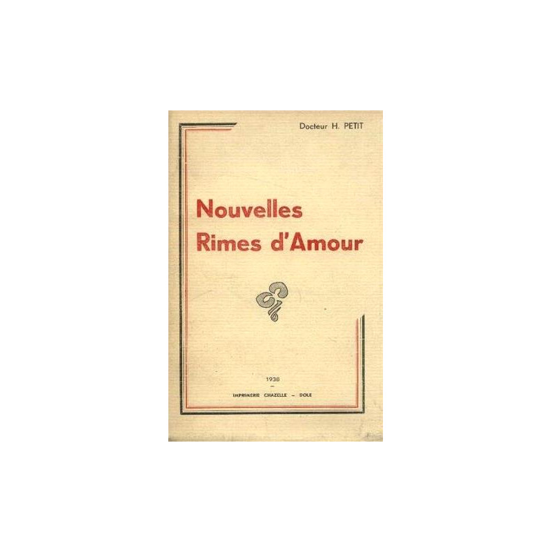 Nouvelles rimes d'amour