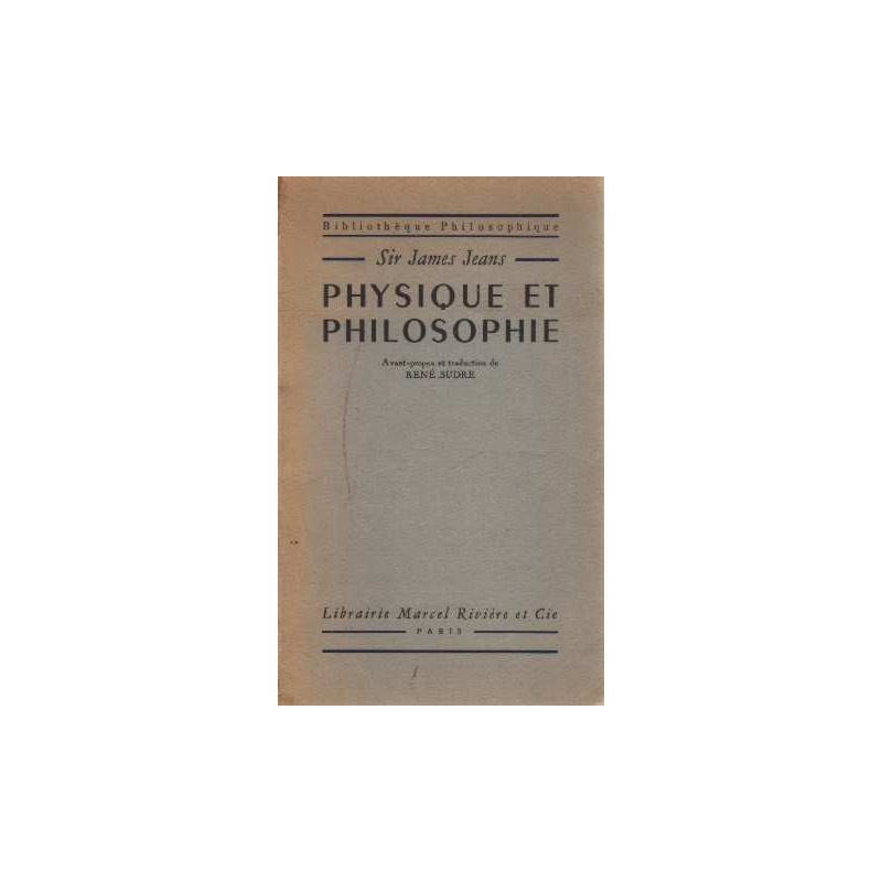 Physique et philosophie