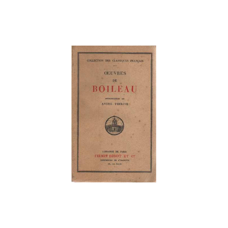 Oeuvres de BOileau