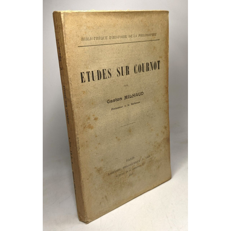 Etudes sur Cournot