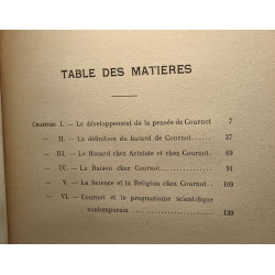 Etudes sur Cournot