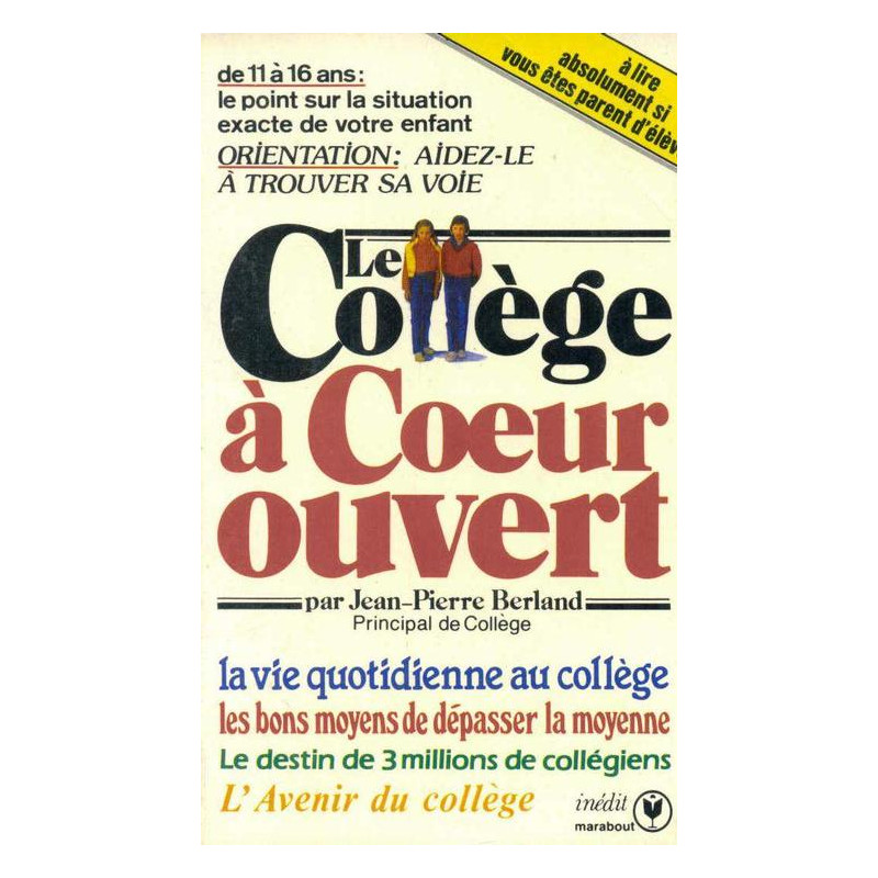Le Collège à coeur ouvert