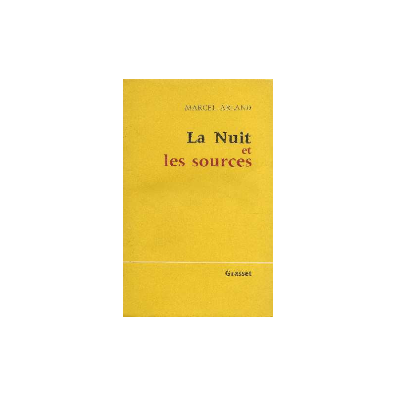La Nuit et les sources - Je vous écris...II