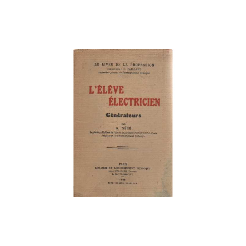 L'élève électricien