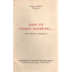 Dans un climat maternel (aux supérieures religieuses)