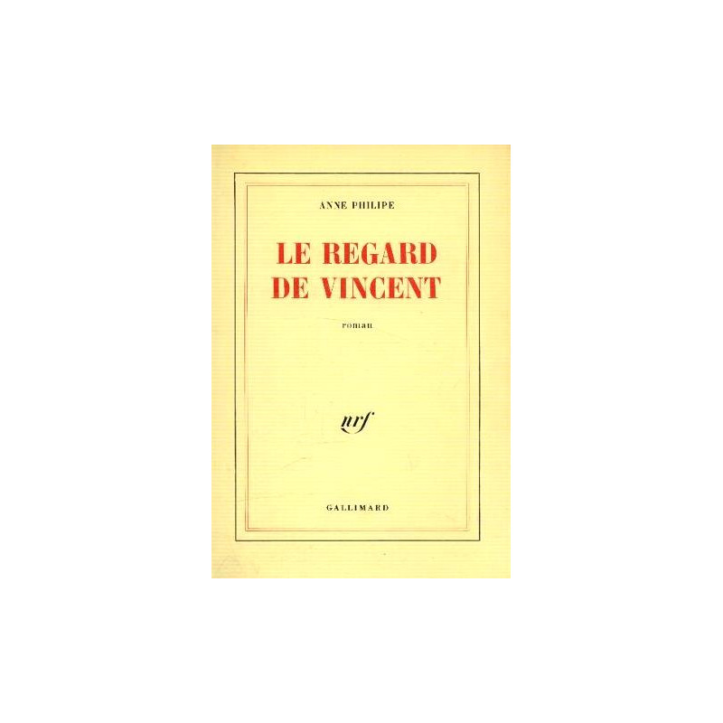 Le regard de Vincent