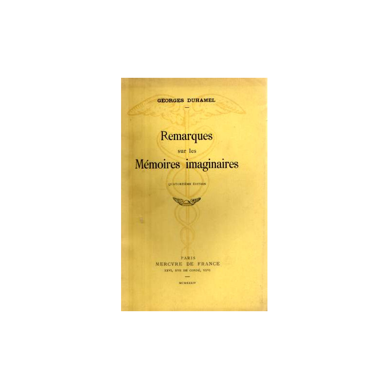 Remarques sur les mémoires imaginaires