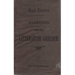 Histoire de la littérature grecque