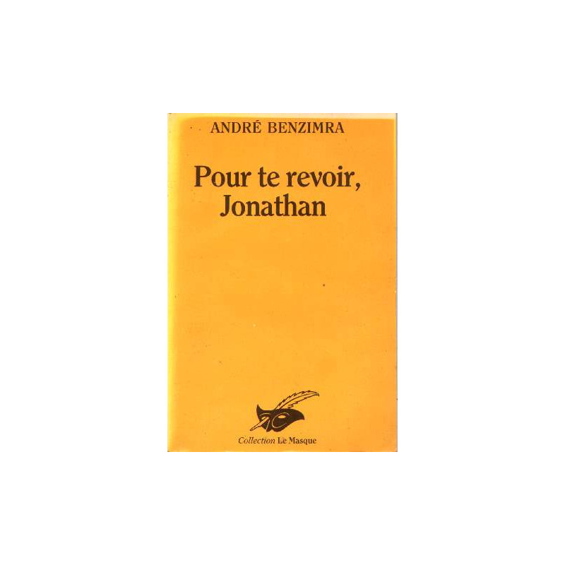 Pour te revoir jonathan