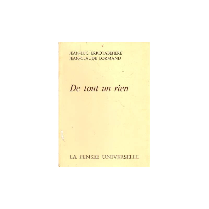 De tout un rien