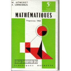 Mathématiques 5e cours complémentaires