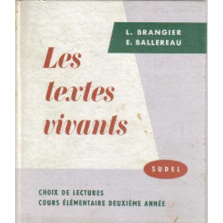 Les textes vivants choix de lectures cours élémentaire 2e année