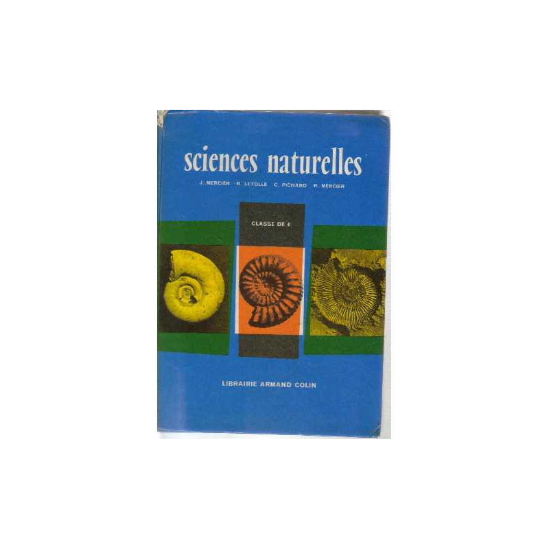 Sciences naturelles classe de 4e