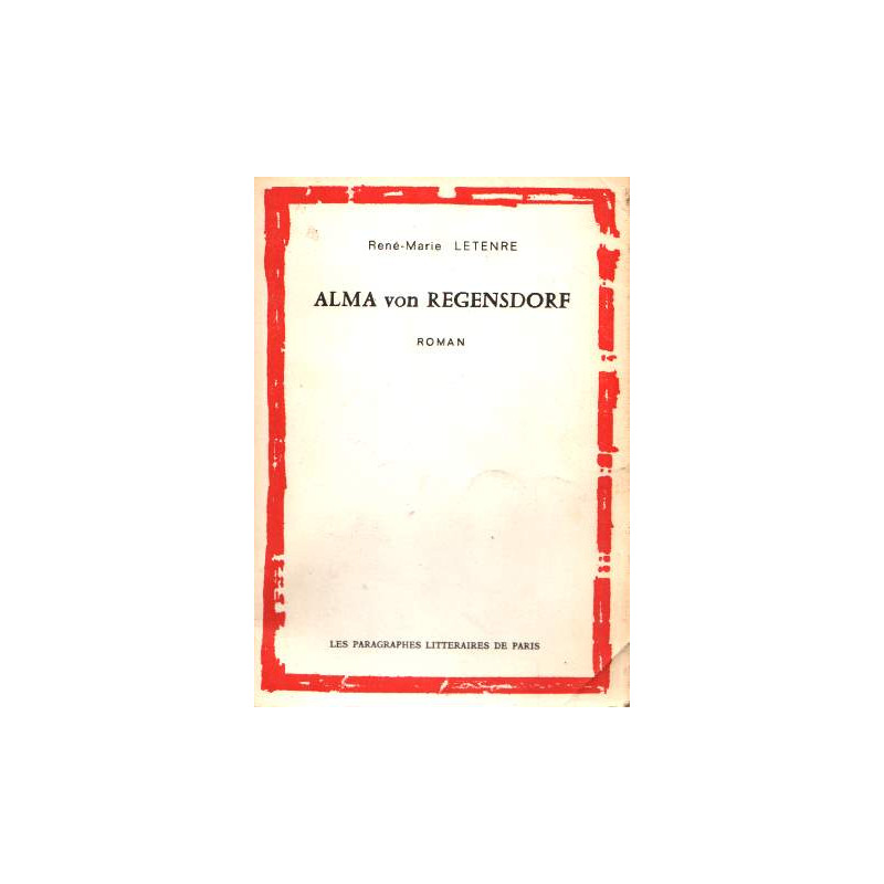 Alma von regensdorf