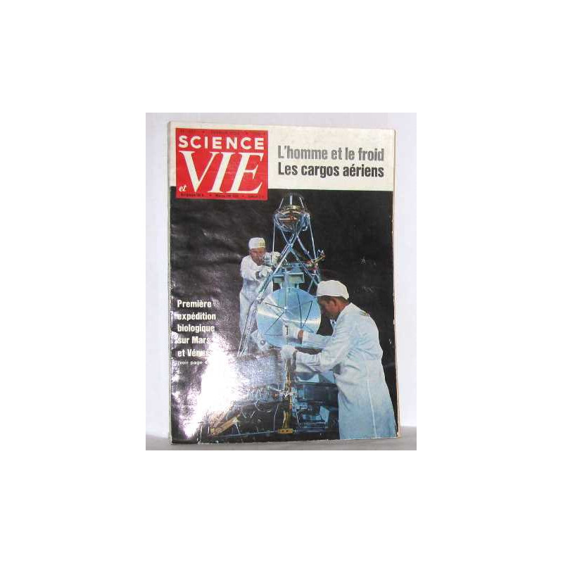 Science et vie n°557 l'homme et le froid les cargos aériens