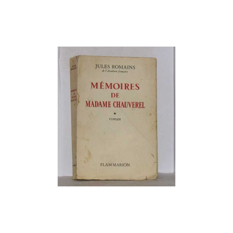 Mémoires de madame chauverel