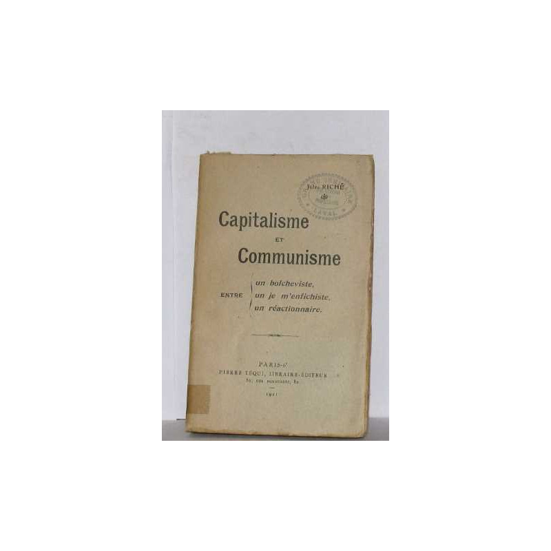 Capitalisme et communisme