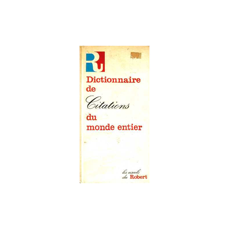 Dictionnaire de citations du monde entier