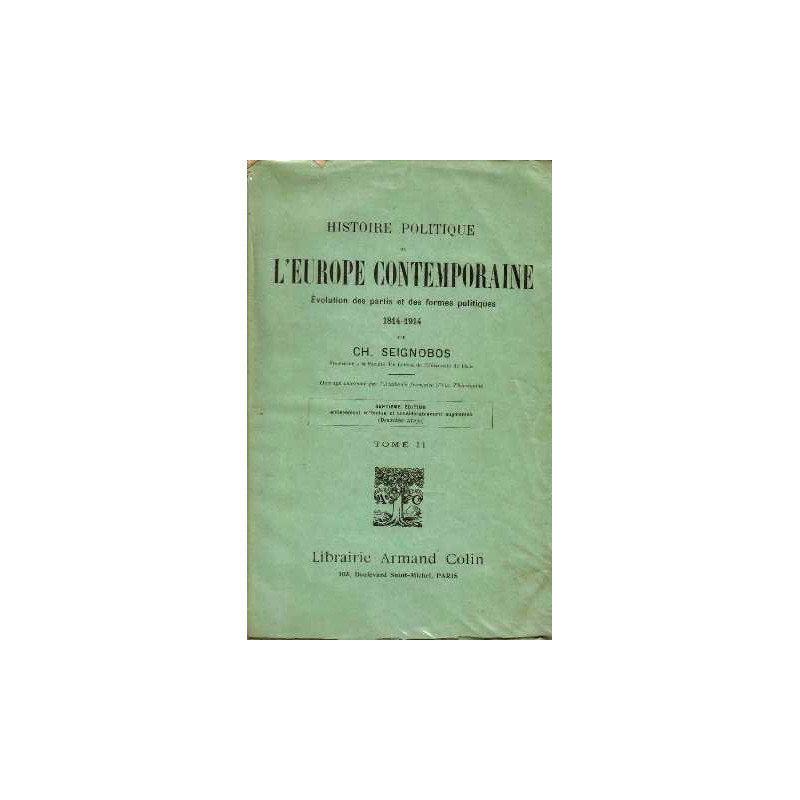 Histoire politique l'europe contemporaine évolution des partis et...