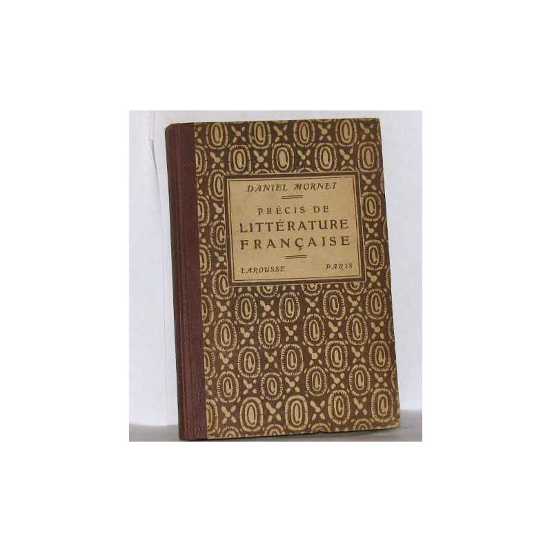 Précis de littérature française