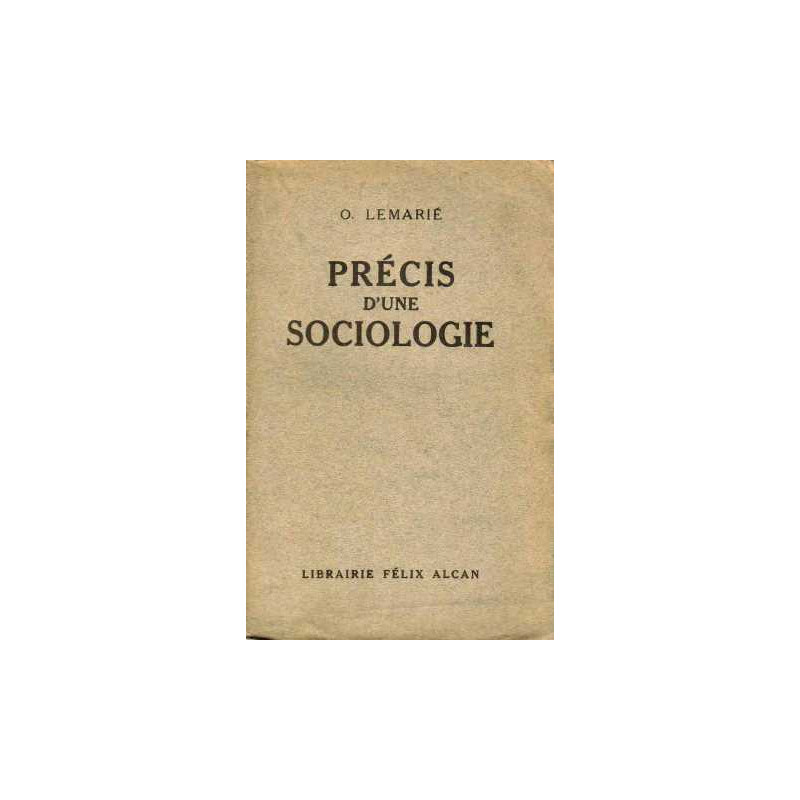 Précis d'une sociologie