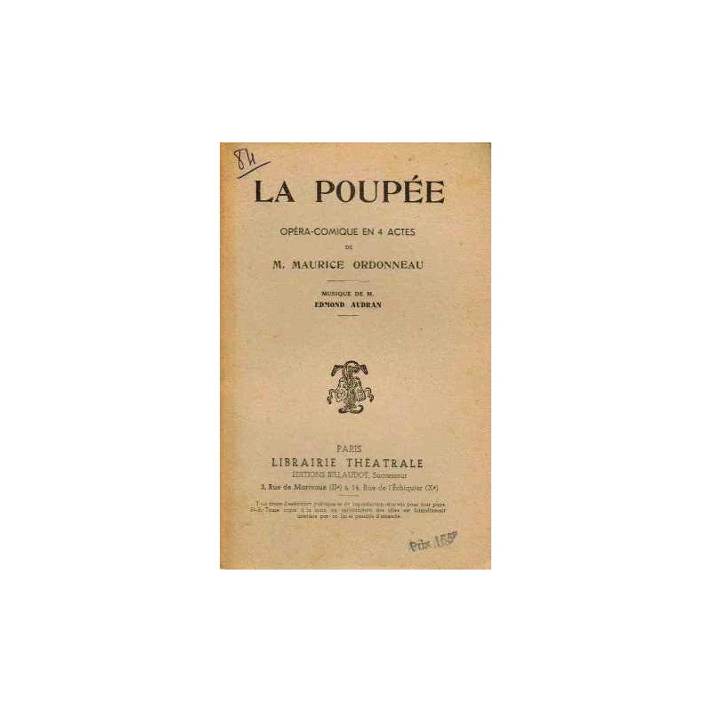 La poupée opéra-comique en 4 actes
