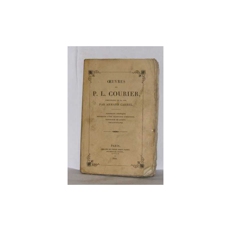 Oeuvres de p.l. courier