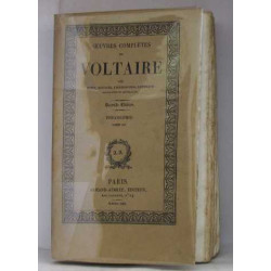 Oeuvres complètes de voltaire tome XXVIII philosophie tome III