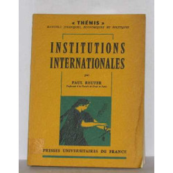 Institutions internationales
