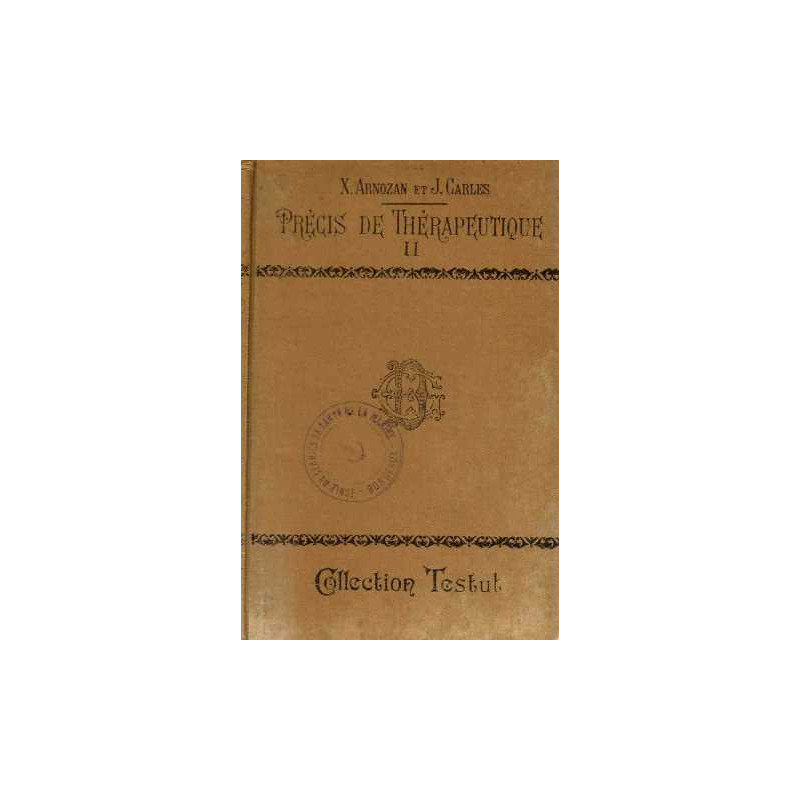 Précis de thérapeutique II