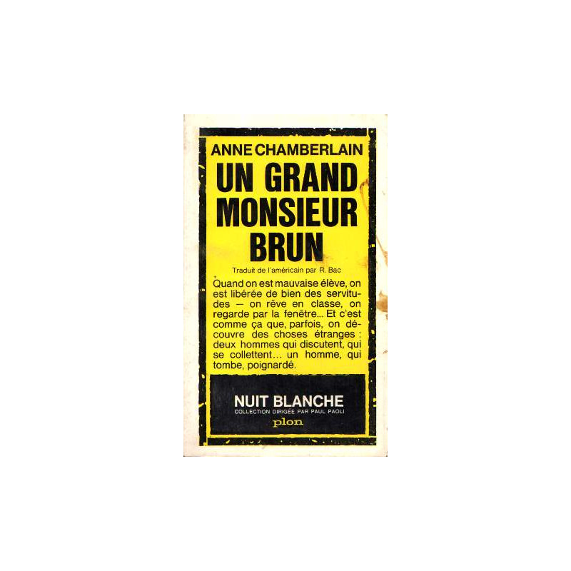 Un grand monsieur brun