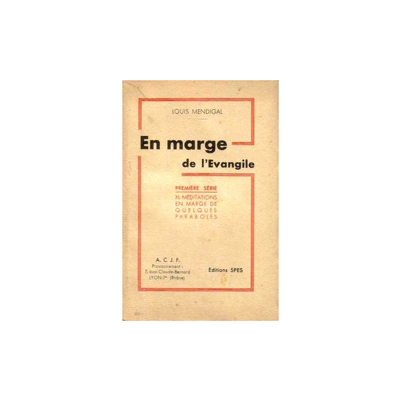 En marge de l'évangile