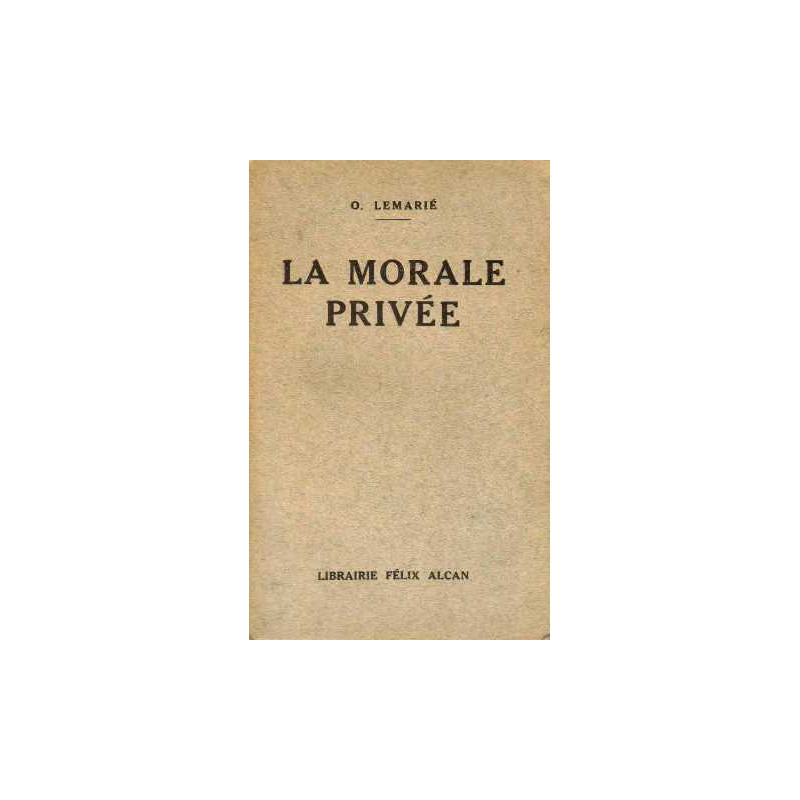 La morale privée