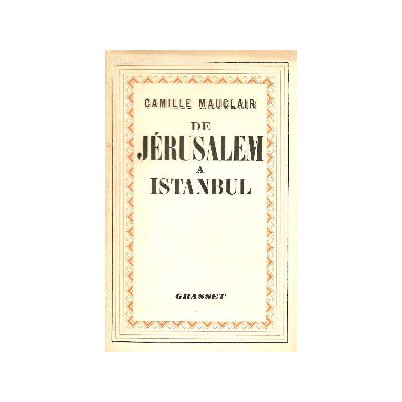De Jérusalem à Istanbul