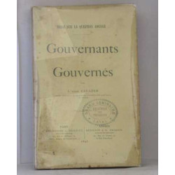 Gouvernants et gouvernés essai sur la question sociale