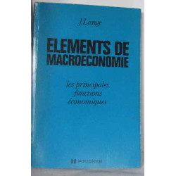 Elements de macroéconomie