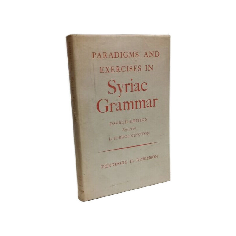 Paradigms and Exercises in Syriac Grammar -- 4th edition