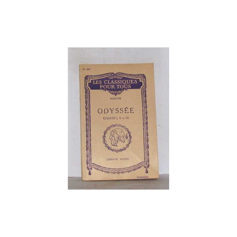 Odyssée chants I V et VI