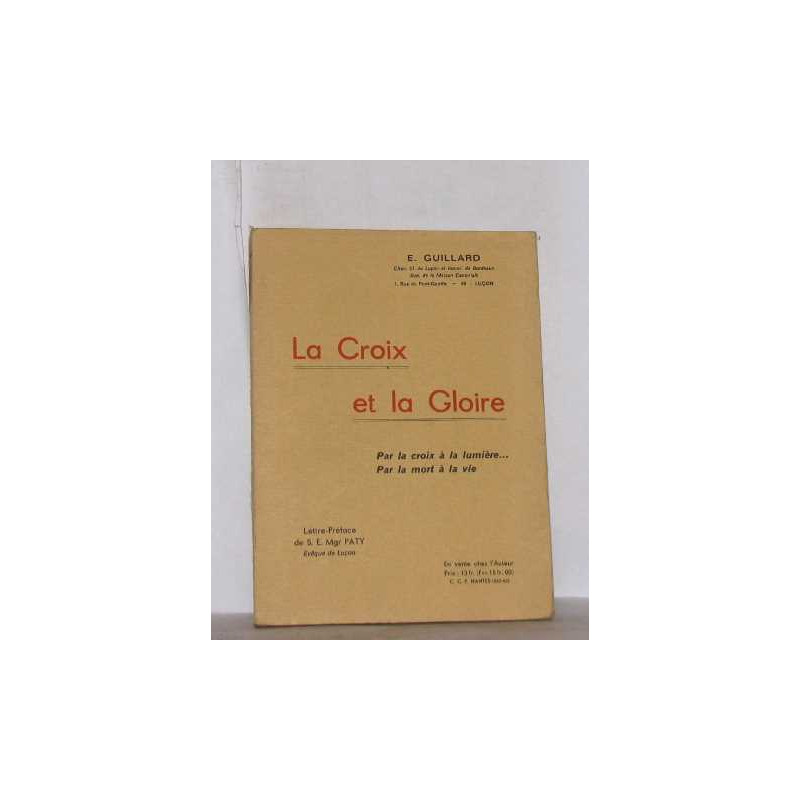 La croix et la gloire