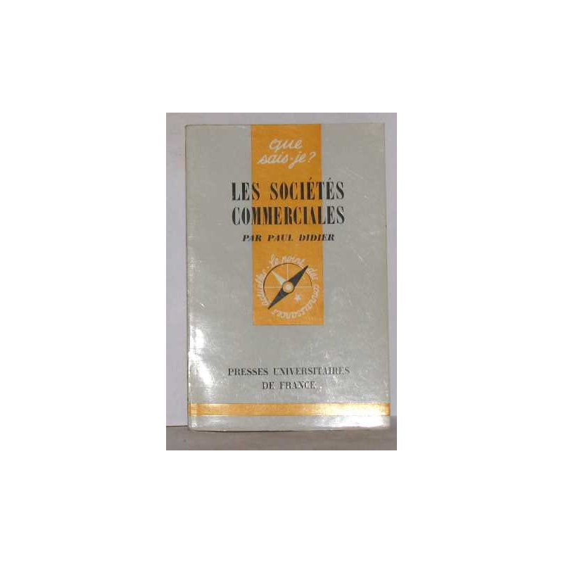 Les sociétés commerciales