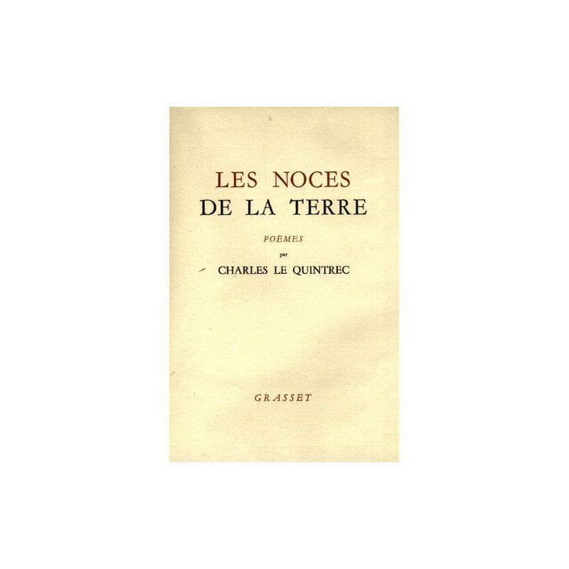 Les noces de la terre