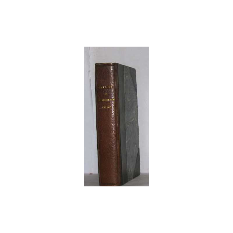 Lettres de henri perreyve a un ami d'enfance 1847-1863