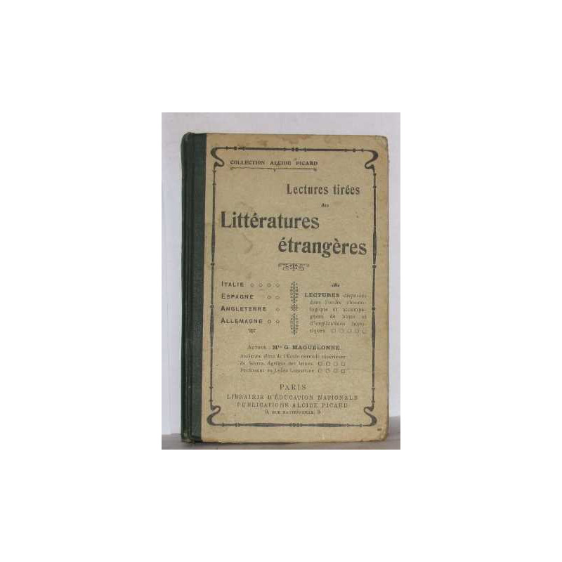 Lectures tirées des littératures étrangères